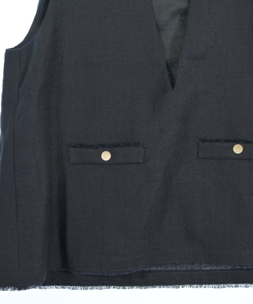 ebure（エブール）ベスト 黒 サイズ:38(M位) レディース/2200672146183