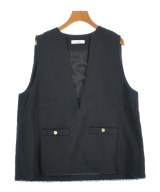 ebure（エブール）ベスト 黒 サイズ:38(M位) レディース/2200672146183