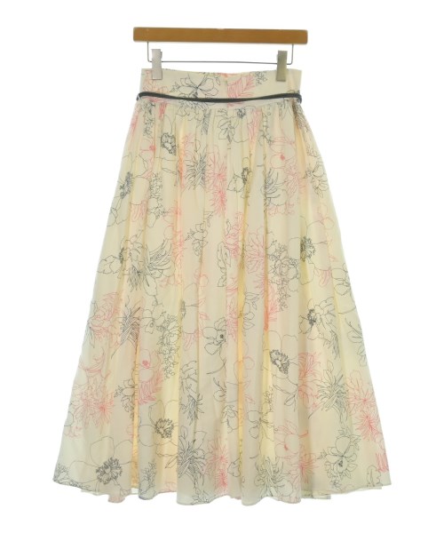 ebure（エブール）ロング・マキシ丈スカート 白 サイズ:36(S位) レディース/2200670112050