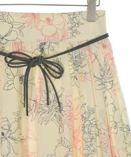 ebure（エブール）ロング・マキシ丈スカート 白 サイズ:36(S位) レディース/2200670112050