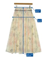 ebure（エブール）ロング・マキシ丈スカート 白 サイズ:36(S位) レディース/2200670112050