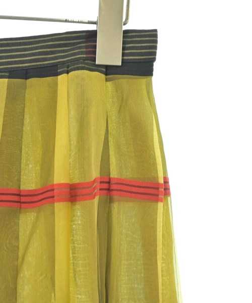 ebure（エブール）ロング・マキシ丈スカート 黄 サイズ:36(S位) レディース/2200674571143