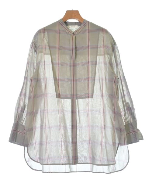 ebure(エブール)カジュアルシャツ グレー サイズ:38(M位)/2200674714120