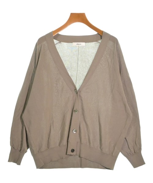 ebure(エブール)カーディガン 茶 サイズ:F/2200679138013