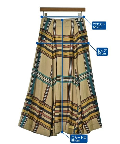 ebure（エブール）ロング・マキシ丈スカート ベージュ サイズ:36(S位) レディース/2200676254204