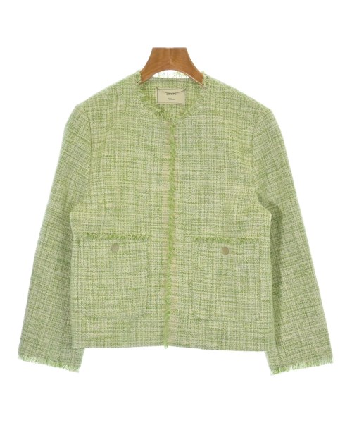 ebure(エブール)カジュアルジャケット 緑 サイズ:36(S位)/2200676089011