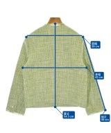 ebure（エブール）カジュアルジャケット 緑 サイズ:36(S位) レディース/2200676089011