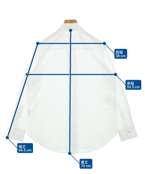 ebure（エブール）カジュアルシャツ 白 サイズ:36(S位) レディース/2200676624014