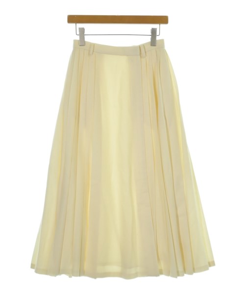 ebure(エブール)ロング・マキシ丈スカート 白 サイズ:36(S位)/2200676624045