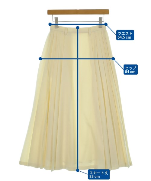 ebure（エブール）ロング・マキシ丈スカート 白 サイズ:36(S位) レディース/2200676624045