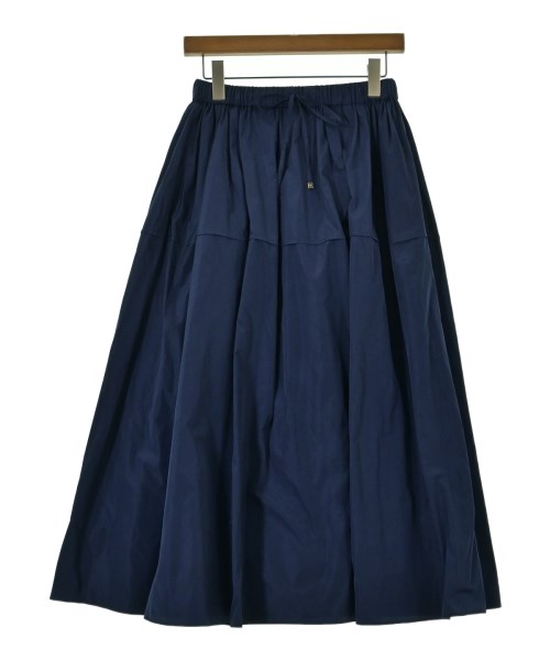 ebure(エブール)ロング・マキシ丈スカート 紺 サイズ:36(S位)/2200676624090