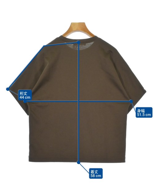 ebure（エブール）Tシャツ・カットソー 茶 サイズ:F レディース/2200690815054