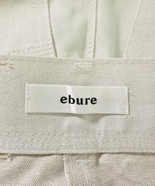 ebure（エブール）デニムパンツ 白 サイズ:36(S位) レディース/2200699471022