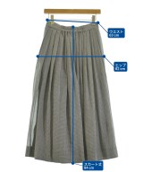 ebure（エブール）ロング・マキシ丈スカート グレー サイズ:36(S位) レディース/2200682141277