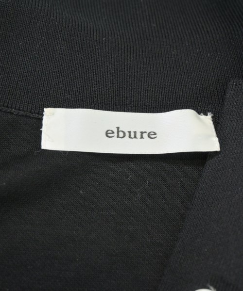 ebure（エブール）ポロシャツ 黒 サイズ:38(M位) レディース/2200697531100