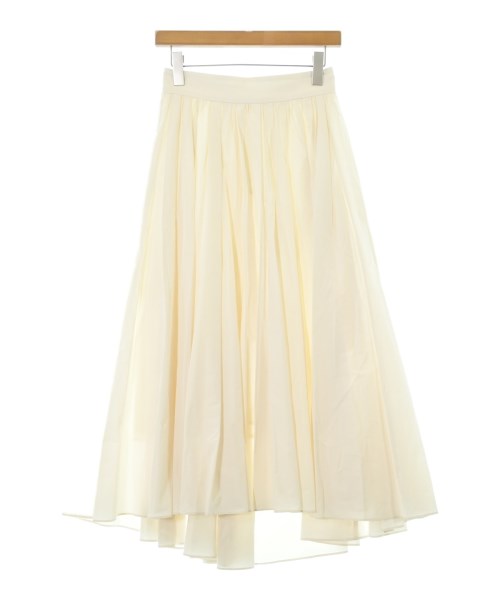 ebure(エブール)ロング・マキシ丈スカート 白 サイズ:36(S位)/2200642512031