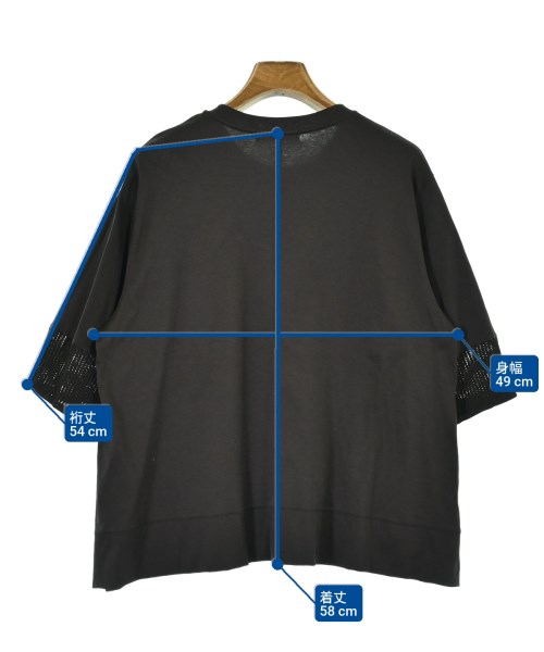 ebure（エブール）Tシャツ・カットソー グレー サイズ:38(M位) レディース/2200656196081
