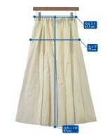 ebure（エブール）ロング・マキシ丈スカート 白 サイズ:36(S位) レディース/2200651214124