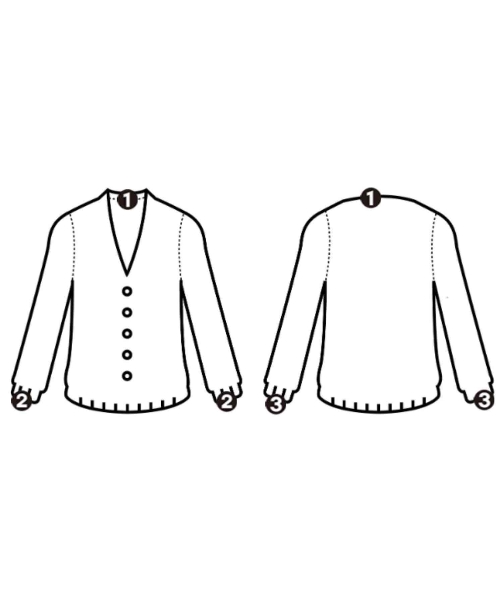 ebure（エブール）カーディガン グレー サイズ:F レディース/2200654956144