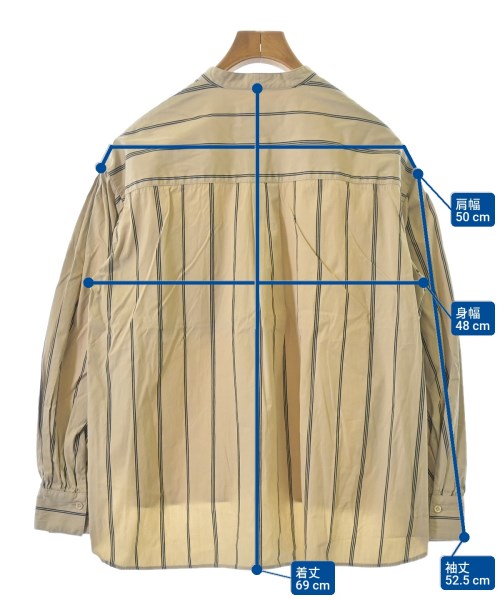 ebure（エブール）ブラウス ベージュ サイズ:38(M位) レディース/2200661629024