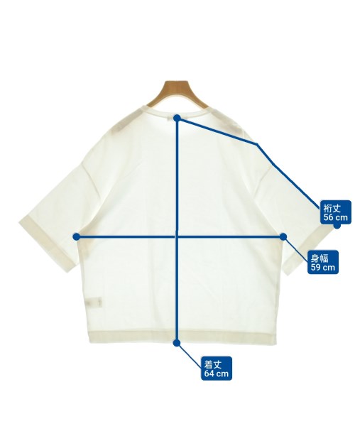 ebure（エブール）Tシャツ・カットソー 白 サイズ:38(M位) レディース/2200662345114