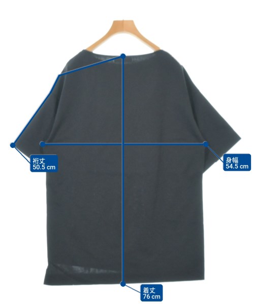 ebure（エブール）Tシャツ・カットソー 黒 サイズ:38(M位) レディース/2200708679166