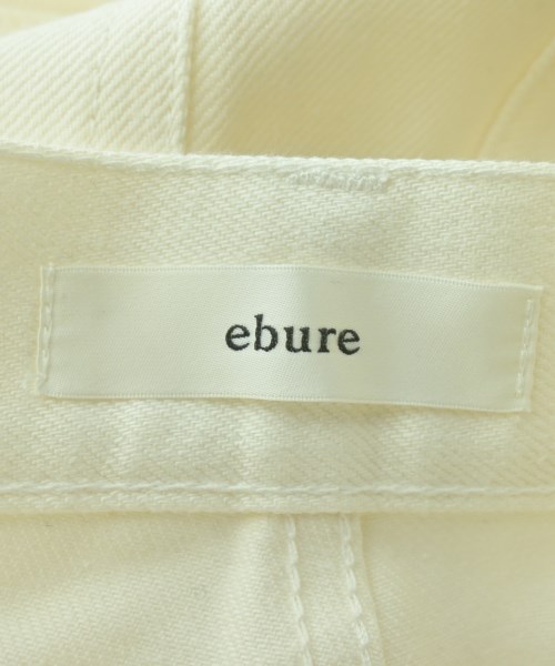 ebure（エブール）デニムパンツ 白 サイズ:34(XS位) レディース/2200719556166