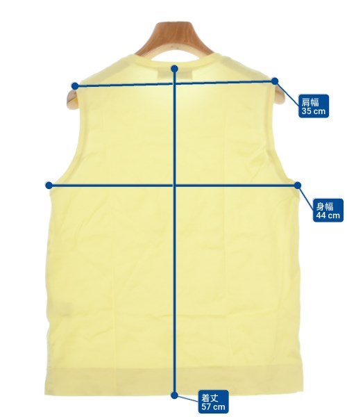 ebure（エブール）タンクトップ 黄 サイズ:38(M位) レディース/2200636595064