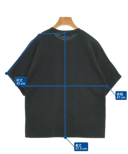 ebure（エブール）Tシャツ・カットソー 黒 サイズ:-(M位) レディース/2200643644045