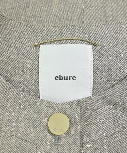 ebure（エブール）カジュアルジャケット グレー サイズ:38(M位) レディース/2200643644816