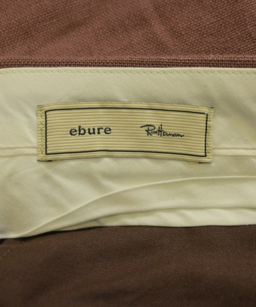 ebure（エブール）スラックス 茶 サイズ:36(S位) レディース/2200639365060