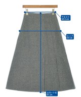 ebure（エブール）ロング・マキシ丈スカート グレー サイズ:36(S位) レディース/2200648569077