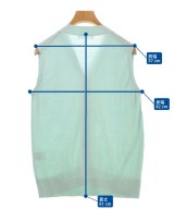 ebure（エブール）ベスト/ノースリーブ 青 サイズ:38(M位) レディース/2200645817102