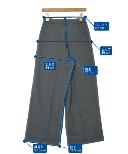 ebure（エブール）スラックス グレー サイズ:38(M位) レディース/2200638165142