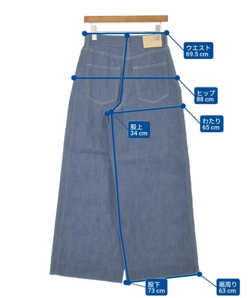 ebure（エブール）デニムパンツ 青 サイズ:36(S位) レディース/2200652773033