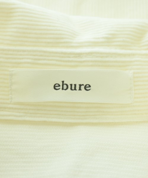 ebure（エブール）カジュアルシャツ 白 サイズ:38(M位) レディース/2200700019236