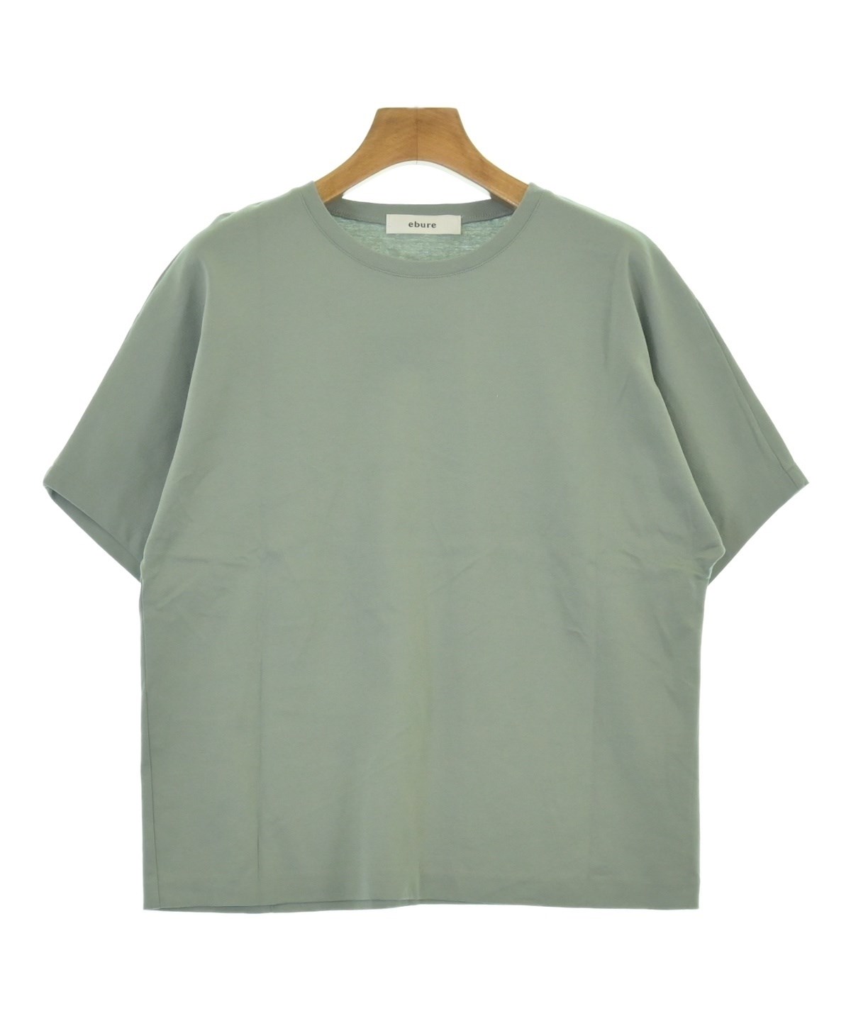 新品 ebure エブール Tシャツ 半袖 オリーブ カーキ グリーン ebure（エブール）Tシャツ・カットソー 緑 サイズ:38(M位) レディース