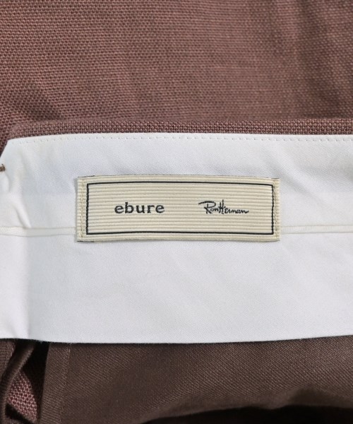 ebure（エブール）スラックス 茶 サイズ:36(S位) レディース/2200704013179