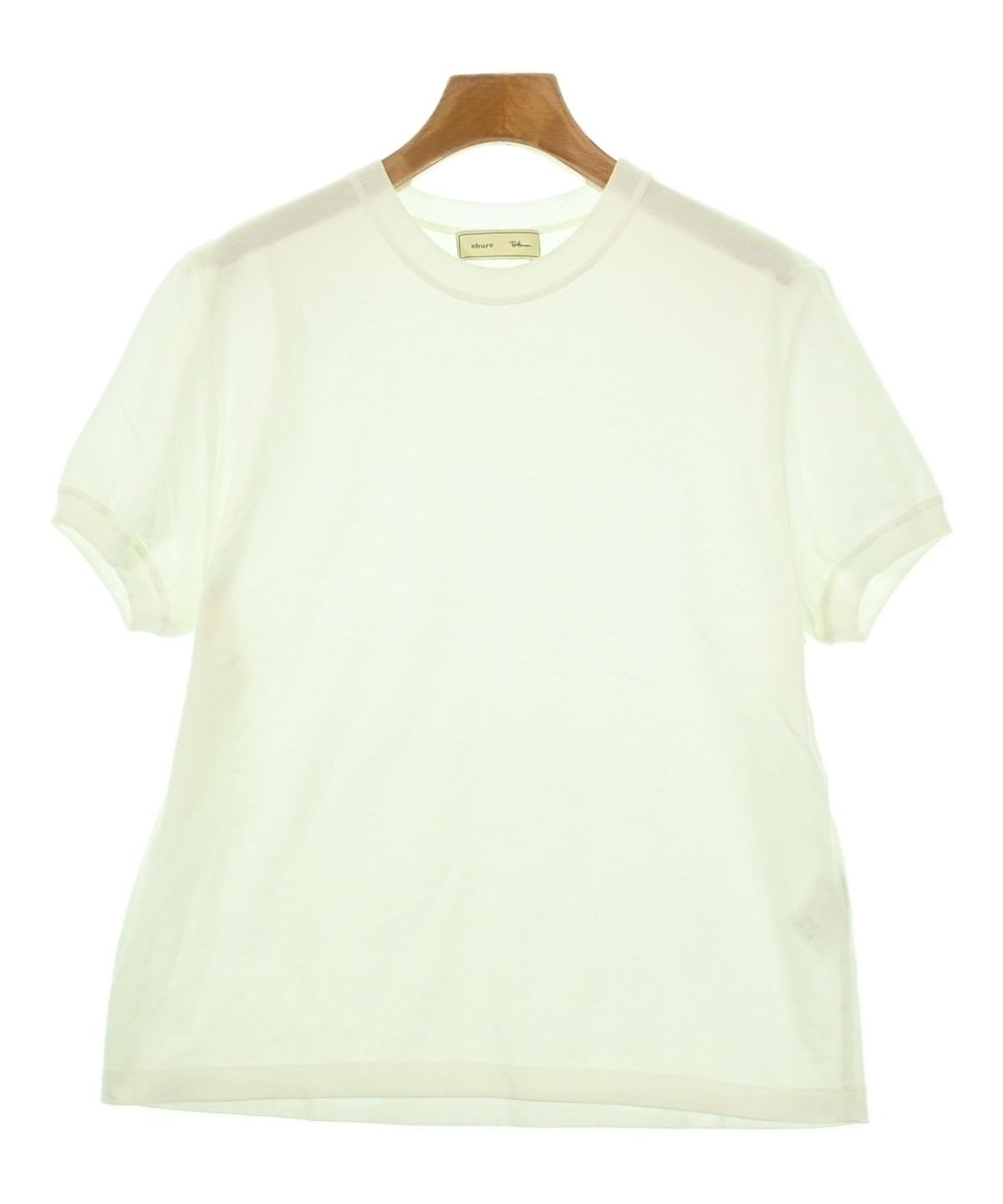 エブール　Tシャツ　カットソー ebure（エブール）Tシャツ・カットソー 白 サイズ:38(M位) レディース