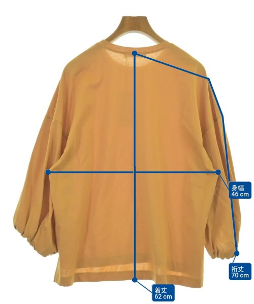 ebure（エブール）Tシャツ・カットソー オレンジ サイズ:38(M位) レディース/2200704800373