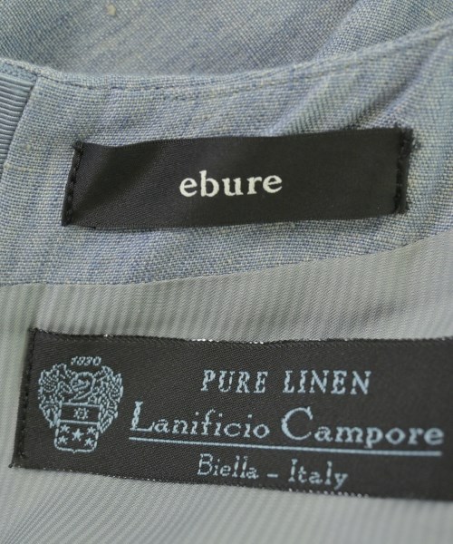 ebure（エブール）ワンピース 青 サイズ:36(S位) レディース/2200705665018