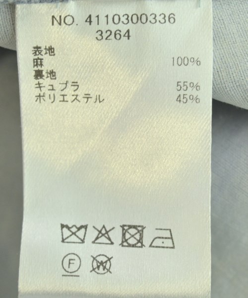ebure（エブール）ワンピース 青 サイズ:36(S位) レディース/2200705665018