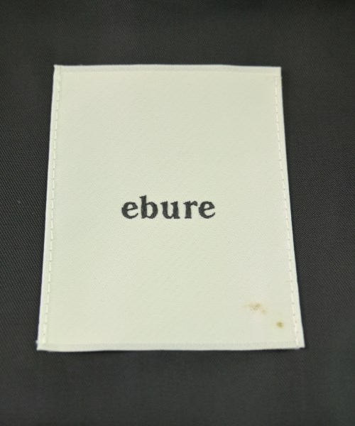 ebure（エブール）ノーカラージャケット グレー サイズ:38(M位) レディース/2200691813165