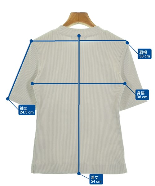 ebure（エブール）Tシャツ・カットソー 白 サイズ:36(S位) レディース/2200661440049