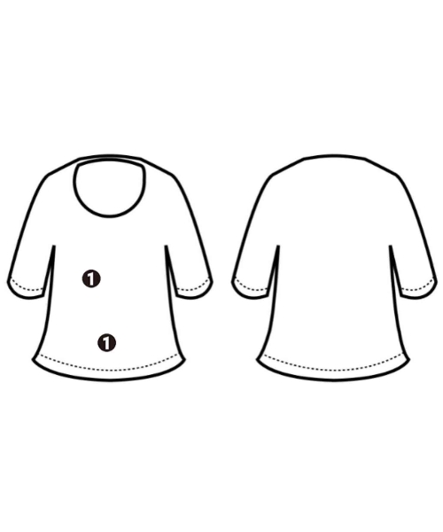 ebure（エブール）カジュアルシャツ グレー サイズ:38(M位) レディース/2200665969096