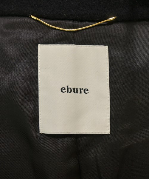 ebure（エブール）ピーコート 黒 サイズ:36(S位) レディース/2200729865029