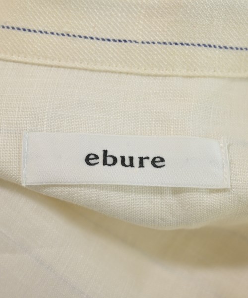 ebure（エブール）シャツワンピース 白 サイズ:36(S位) レディース/2200725179052