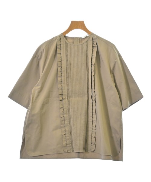 ebure(エブール)ブラウス 茶 サイズ:38(M位)/2200689423109
