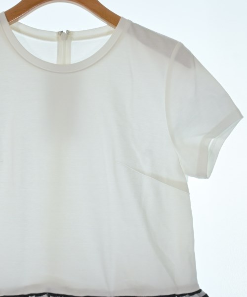 BORDERS at BALCONY（ボーダーズ　アット　バルコニー）Tシャツ・カットソー 白 サイズ:36(S位) レディース/2200621786057