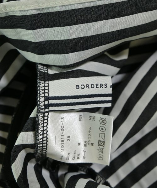BORDERS at BALCONY（ボーダーズ　アット　バルコニー）Tシャツ・カットソー 黒 サイズ:36(S位) レディース/2200621786064